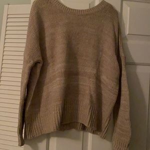 Tan sweater
